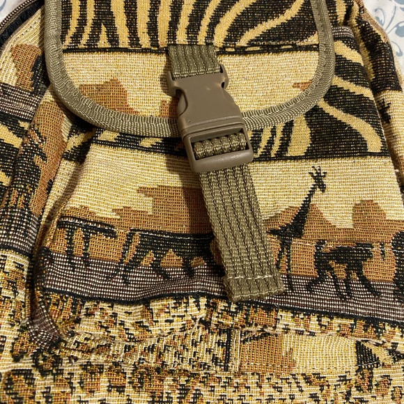 Festival Safari Print Mini Back Pack - Picture 2 of 6